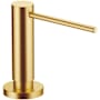Dornbracht Vaia Deck Mounted Soap Dispenser with 16.91 Oz Capacity and Escutcheon Included Brushed Durabrass (23kt Gold)