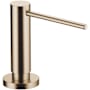 Dornbracht Vaia Deck Mounted Soap Dispenser with 16.91 Oz Capacity and Escutcheon Included Brushed Champagne (22kt Gold)