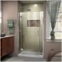 DreamLine Unidoor-X 72" High x 40" Wide Hinged Frameless Shower Door with Clear Glass Chrome