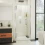 DreamLine Ascend 36" - 37" W x 72" H Frameless Pivot Shower Door Chrome