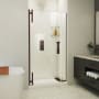 DreamLine Ascend 40" - 41" W x 72" H Frameless Pivot Shower Door Oil Rubbed Bronze