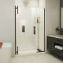 DreamLine Ascend 44-1/2" - 45-1/2" W x 72" H Frameless Pivot Shower Door Oil Rubbed Bronze