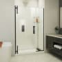 DreamLine Ascend 44-1/2" - 45-1/2" W x 72" H Frameless Pivot Shower Door Matte Black