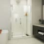 DreamLine Ascend 48-1/2" - 49-1/2" W x 72" H Frameless Pivot Shower Door Chrome