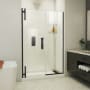 DreamLine Ascend 48-1/2" - 49-1/2" W x 72" H Frameless Pivot Shower Door Matte Black