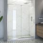 DreamLine Mirage-X 71" High x 54" Wide Sliding Frameless Shower Door with Clear Glass Chrome