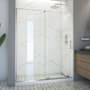 DreamLine Mirage-X 71" High x 54" Wide Sliding Frameless Shower Door with Clear Glass Brushed Nickel