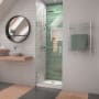 DreamLine Unidoor-LS 72" High x 29" Wide Hinged Frameless Shower Door with Clear Glass Chrome