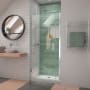 DreamLine Unidoor-LS 72" High x 32" Wide Hinged Frameless Shower Door with Clear Glass Chrome