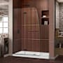 DreamLine Aqua Ultra Shower Screen Shower Door Matte Black