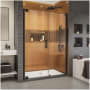 DreamLine Elegance-LS 47 1/4 - 49 1/4" W x 72" H Frameless Pivot Shower Door Matte Black