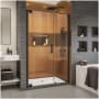 DreamLine Elegance-LS 50 - 52" W x 72" H Frameless Pivot Shower Door Matte Black