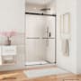 DreamLine Essence 44 - 48" W x 76" H Frameless Bypass Shower Door Matte Black