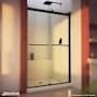 DreamLine Essence-H 44 - 48" W x 76" H Semi-Frameless Bypass Shower Door Matte Black