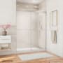DreamLine Essence 76" High x 60" Wide Bypass Frameless Shower Door with Clear Glass Brushed Nickel