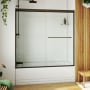 DreamLine Alliance Pro LT 57-3/8" High x 60" Wide Bypass Semi Frameless Tub Door with Clear Glass Oil Rubbed Bronze