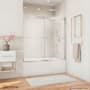 DreamLine Essence 60" High x 56, 57, 58, 59, 60" Wide Bypass Frameless Tub Door Chrome