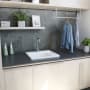 DreamLine Epiphany Glue-up Wall Tiles 15.75" x 31.5" Marble Dark Grey