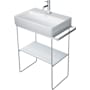 Duravit DuraSquare 26 1/8" x 15" Console Chrome