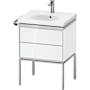 Duravit Aurena 23" Single Wall Mounted Vanity Cabinet - Less Vanity Top High Gloss White