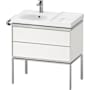 Duravit Aurena 31" Single Wall Mounted Vanity Cabinet - Less Vanity Top Satin Matte White