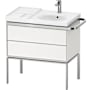 Duravit Aurena 31" Single Wall Mounted Vanity Cabinet - Less Vanity Top Satin Matte White