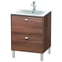 Chrome / Natural Walnut