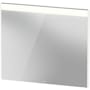 Duravit Brioso 32-1/4"W x 27-1/2"H Rectangular Flat Framed Wall Mounted Bathroom Mirror with LED Lighting Matte White