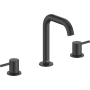 Duravit DuraCircle 1.2 GPM Widespread Bathroom Faucet with Pop-Up Drain Assembly Matte Black