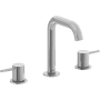 Duravit DuraCircle 1.2 GPM Widespread Bathroom Faucet with Pop-Up Drain Assembly Brushed Nickel
