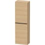 Duravit D-Neo 52" Engineered Wood Wall Mounted Linen Tower Natural Oak