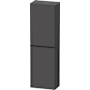 Duravit D-Neo 52" Engineered Wood Wall Mounted Linen Tower Matte Graphite