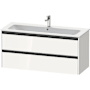 Duravit Ketho.2 48" Single Wall Mounted Vanity Cabinet - Less Vanity Top High Gloss White