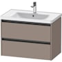 Duravit Ketho.2 31" Single Wall Mounted Vanity Cabinet - Less Vanity Top Matte Basalt