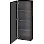 Duravit L-Cube 52" Engineered Wood Wall Mounted Linen Tower High Gloss Black