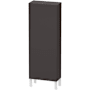 Duravit L-Cube 52" Engineered Wood Wall Mounted Linen Tower Super Matte Graphite