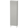 Duravit L-Cube 69-1/4" Engineered Wood Wall Mounted Linen Tower Matte Concrete Gray