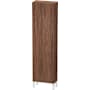 Duravit L-Cube 69-1/4" Engineered Wood Wall Mounted Linen Tower Dark Walnut