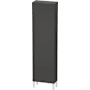 Duravit L-Cube 69-1/4" Engineered Wood Wall Mounted Linen Tower Matte Graphite