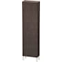 Duravit L-Cube 69-1/4" Engineered Wood Wall Mounted Linen Tower Brushed Dark Oak