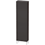 Duravit L-Cube 69-1/4" Engineered Wood Wall Mounted Linen Tower Super Matte Graphite