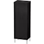 Duravit L-Cube 52" Engineered Wood Wall Mounted Linen Tower Black Oak