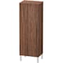 Duravit L-Cube 52" Engineered Wood Wall Mounted Linen Tower Dark Walnut