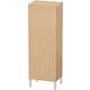 Duravit L-Cube 52" Engineered Wood Wall Mounted Linen Tower Natural Oak