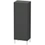 Duravit L-Cube 52" Engineered Wood Wall Mounted Linen Tower Matte Graphite
