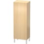 Duravit L-Cube 52" Engineered Wood Wall Mounted Linen Tower Mediterranean Oak