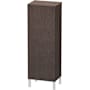 Duravit L-Cube 52" Engineered Wood Wall Mounted Linen Tower Brushed Dark Oak