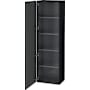 Duravit L-Cube 69-1/4" Engineered Wood Wall Mounted Linen Tower Black Oak