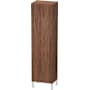 Duravit L-Cube 69-1/4" Engineered Wood Wall Mounted Linen Tower Dark Walnut