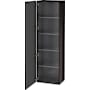 Duravit L-Cube 69-1/4" Engineered Wood Wall Mounted Linen Tower High Gloss Black